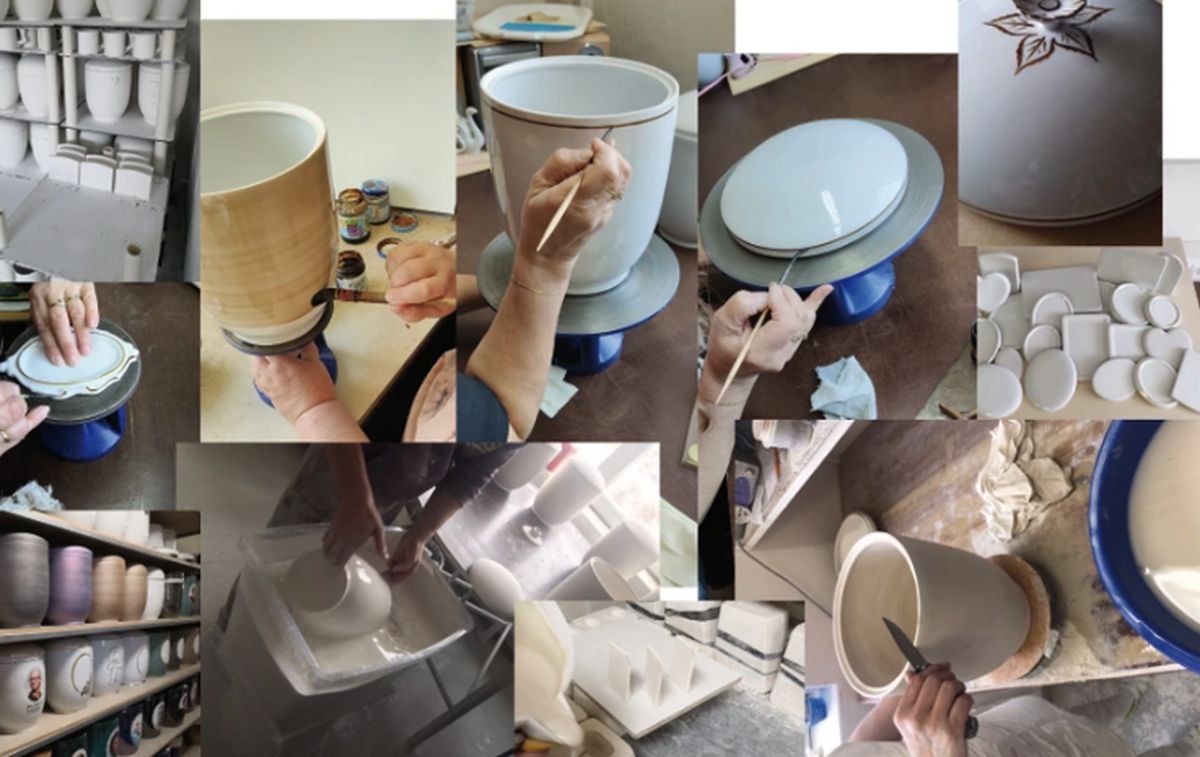 Porcelánová urna – spojení řemesla a nadčasové krásy